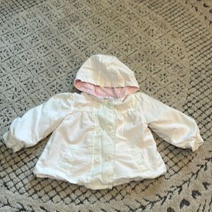 Greendog white jacket. Size 24 mo
